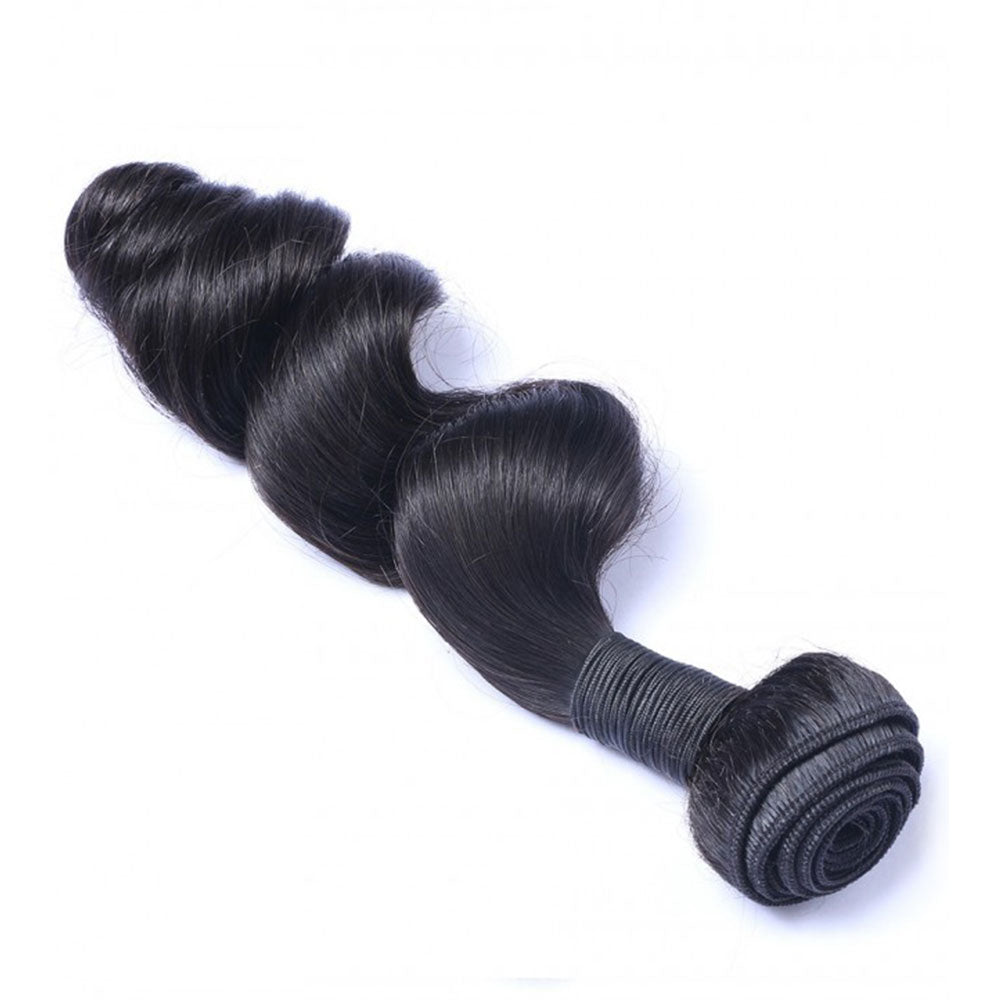 Buy 3 Bundles Get Free Lace Closure - Virgin Hair Bundles Loose Wave Human Hair Weave - NAZODA