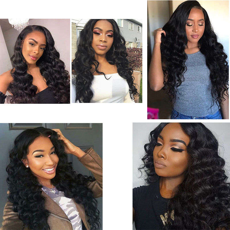 13x6 Lace Front Wig Loose Wave Virgin Hair - NAZODA