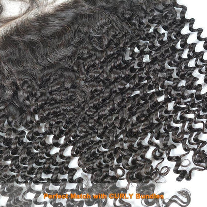 Virgin Hair Kinky Curly 13x4 Lace Frontal - NAZODA