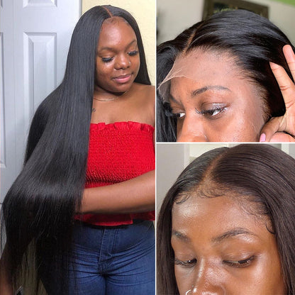 13x6 Lace Front Wig Straight Virgin Hair - NAZODA