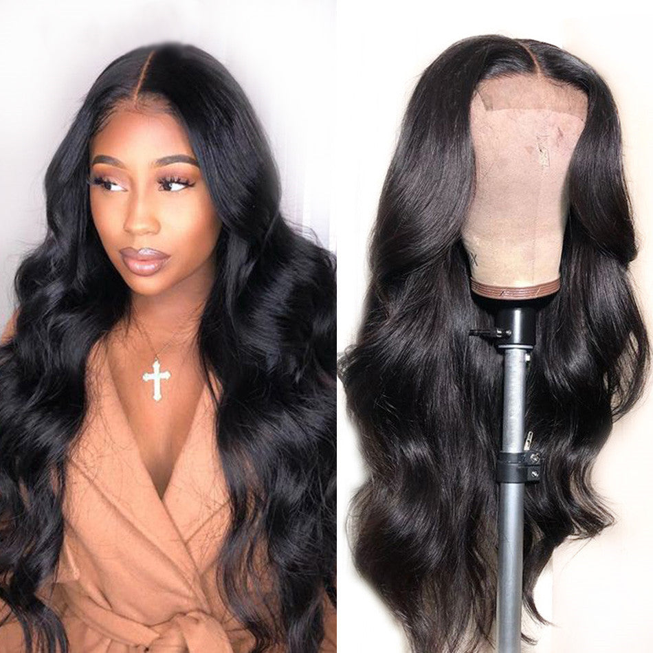 4x4 Lace Closure Wig Body Wave Virgin Hair - NAZODA