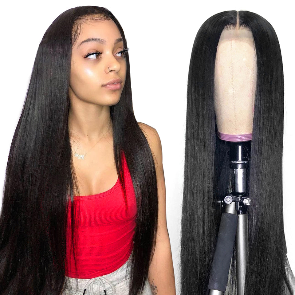 13x6 Lace Front Wig Straight Virgin Hair - NAZODA