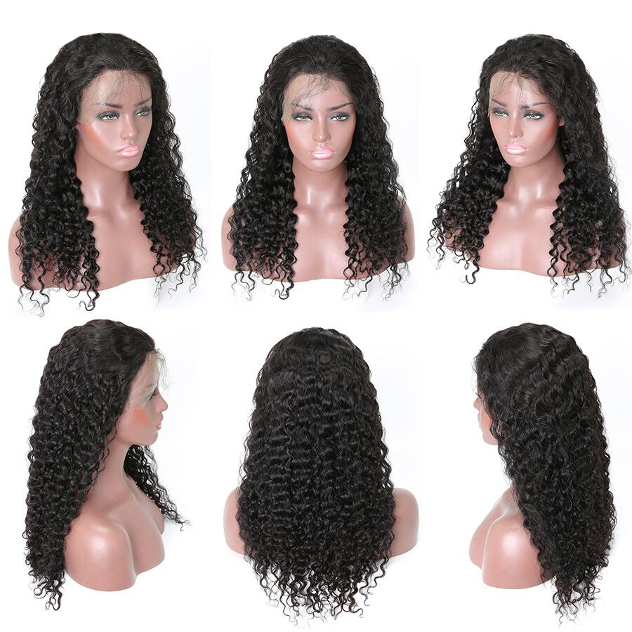 360 Lace Frontal Wig Deep Wave Virgin Hair - NAZODA