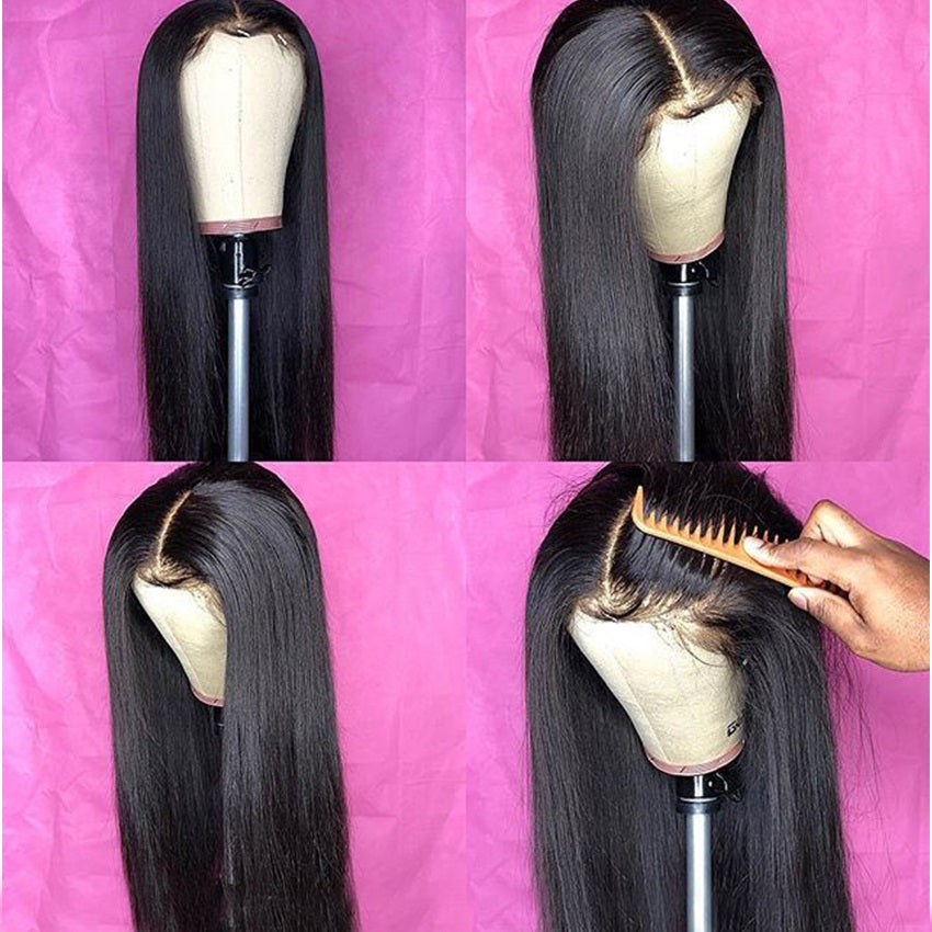 13x4 Lace Front Wig Straight Virgin Hair - NAZODA
