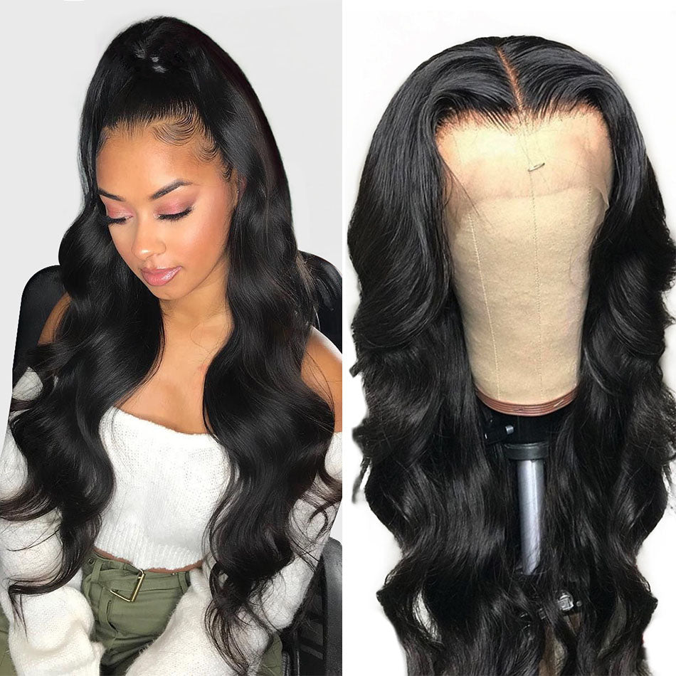 4x4 Lace Closure Wig Body Wave Virgin Hair - NAZODA