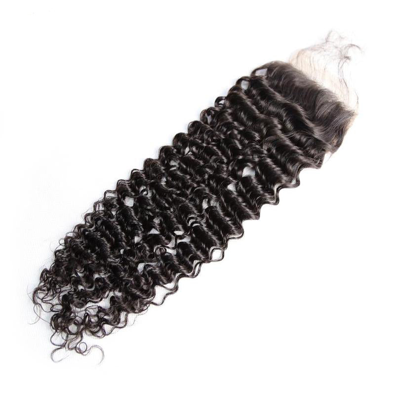 Virgin Hair Kinky Curly 4x4 Lace Closure - NAZODA