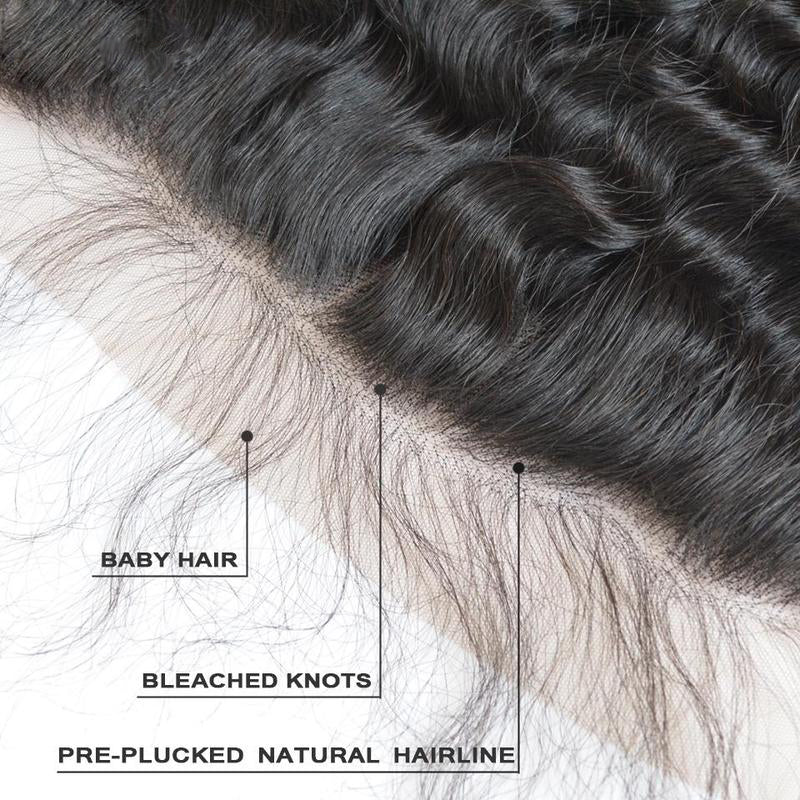 Virgin Hair Loose Wave 13x4 Lace Frontal - NAZODA