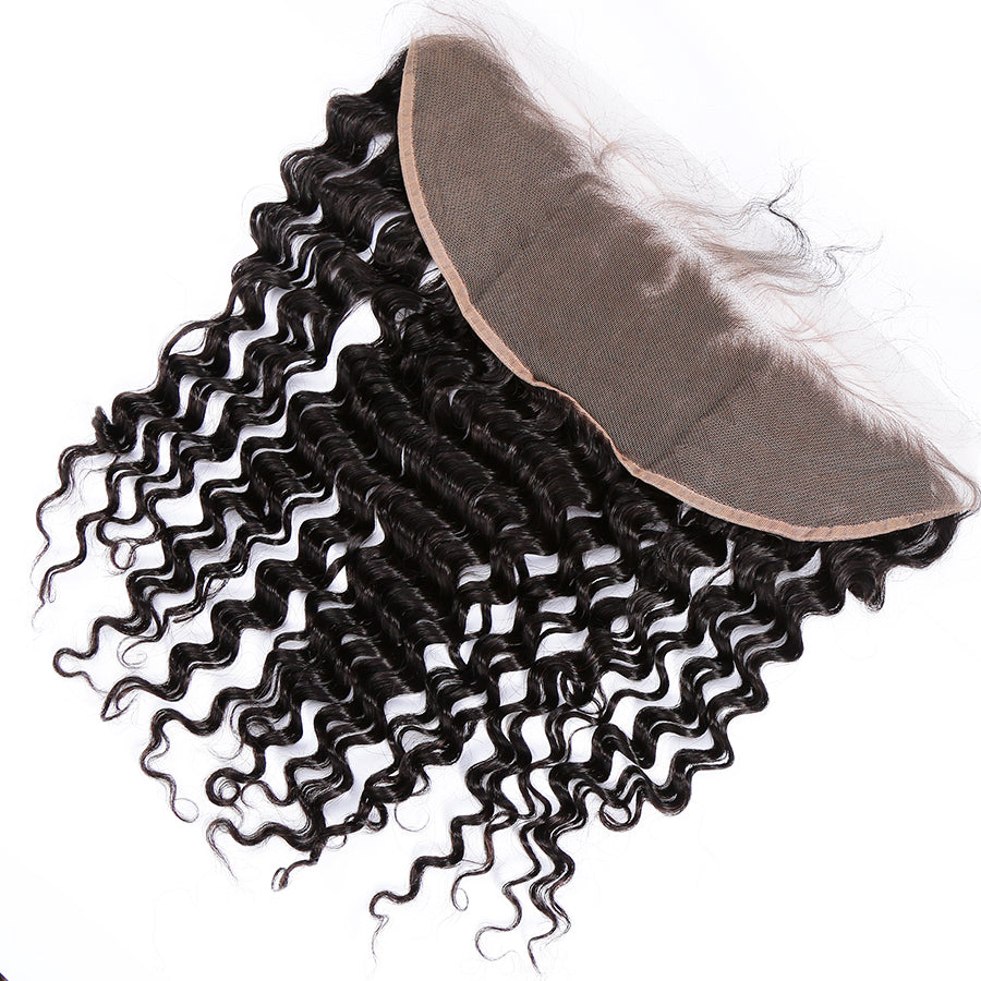 Virgin Hair Deep Wave Bundles With Frontal - NAZODA