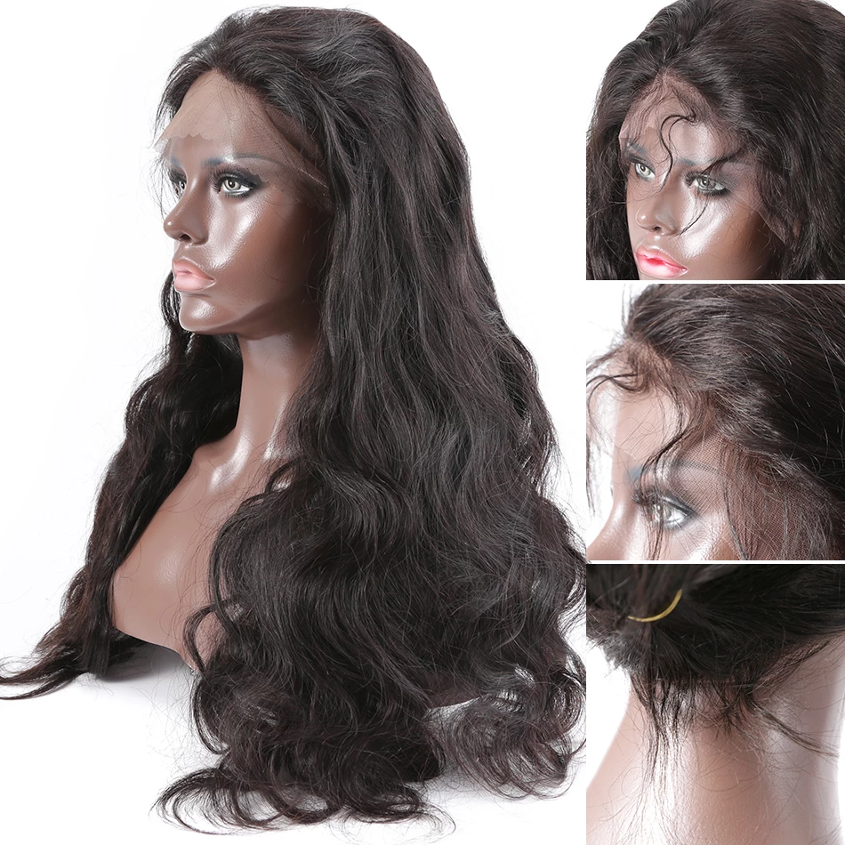 Transparent Lace 13x6 Lace Front Wig HD Lace Wig Body Wave Virgin Hair - NAZODA