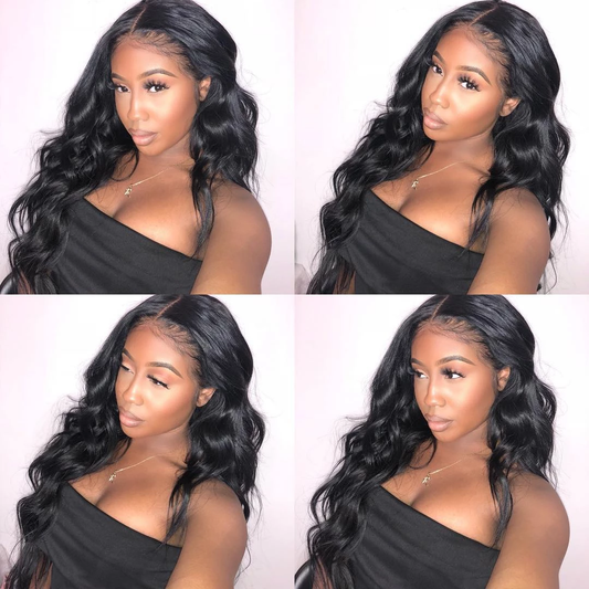 Transparent Lace 13x6 Lace Front Wig HD Lace Wig Body Wave Virgin Hair - NAZODA