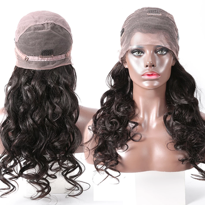 Transparent Lace Full Lace Wig HD Lace Wig Loose Wave Virgin Hair - NAZODA