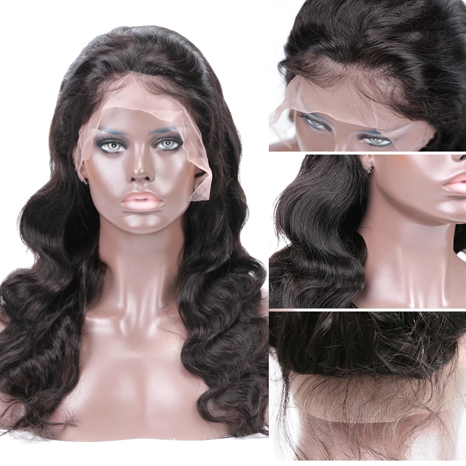 Transparent Lace Full Lace Wig HD Lace Wig Body Wave Virgin Hair - NAZODA