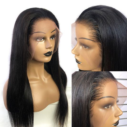 Transparent Lace 13x6 Lace Front Wig HD Lace Wig Straight Virgin Hair - NAZODA