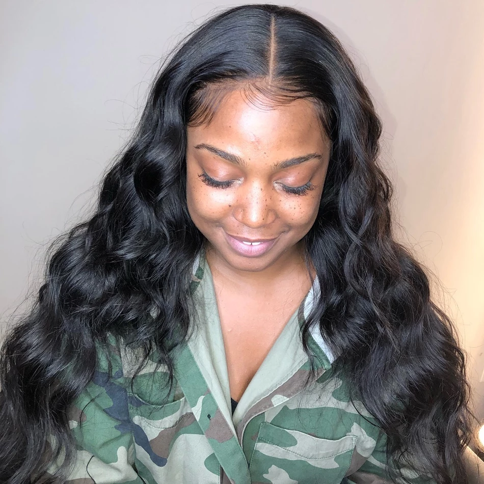 Transparent Lace 13x6 Lace Front Wig HD Lace Wig Loose Wave Virgin Hair - NAZODA
