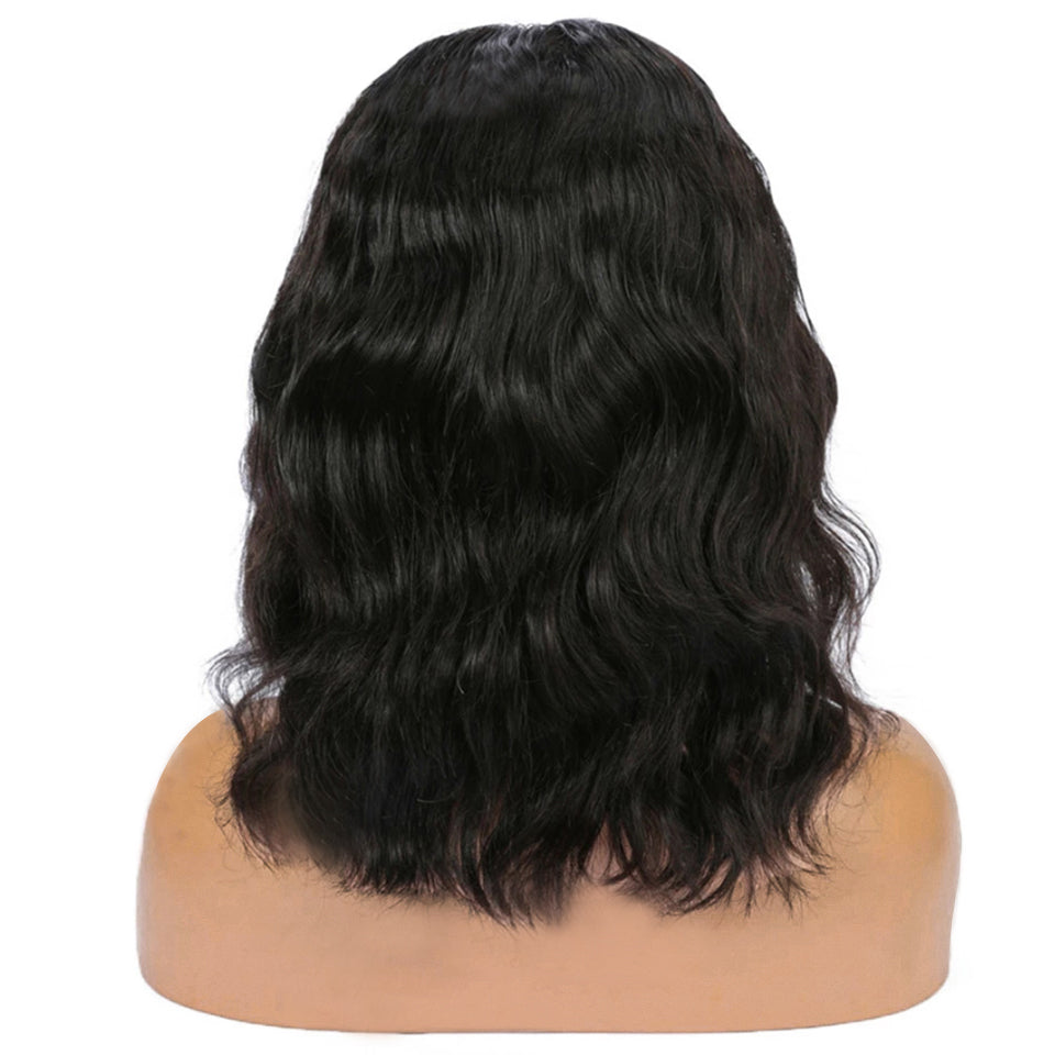 Short Body Wave 13x4 Lace Front Human Hair Wigs - NAZODA