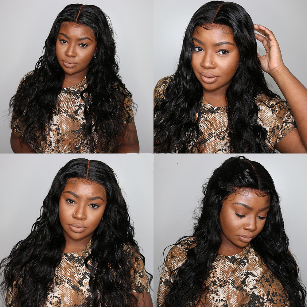 Transparent Lace Full Lace Wig HD Lace Wig Body Wave Virgin Hair - NAZODA