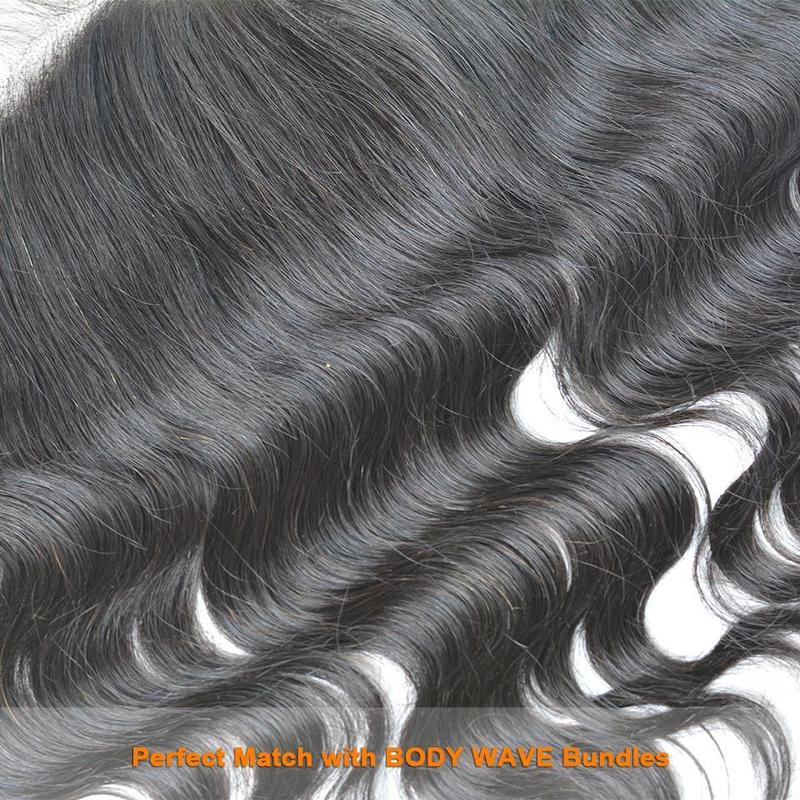 Virgin Hair Body Wave 13x4 Lace Frontal - NAZODA
