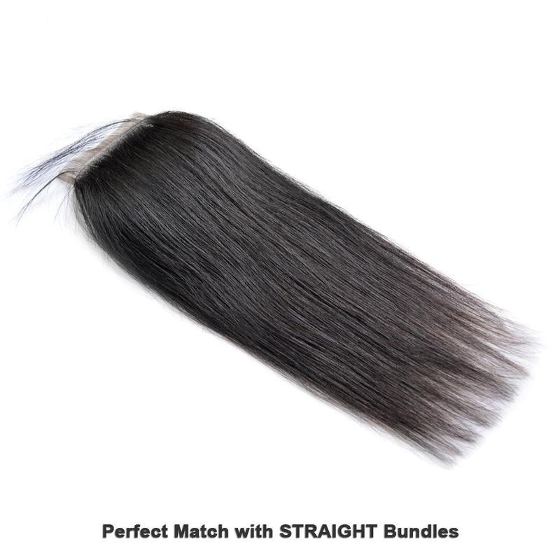 Virgin Hair Straight 4x4 / 5x5 Lace Closure - NAZODA